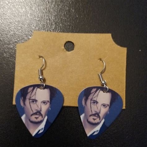 johnny depp earrings|johnny depp earrings handmade.